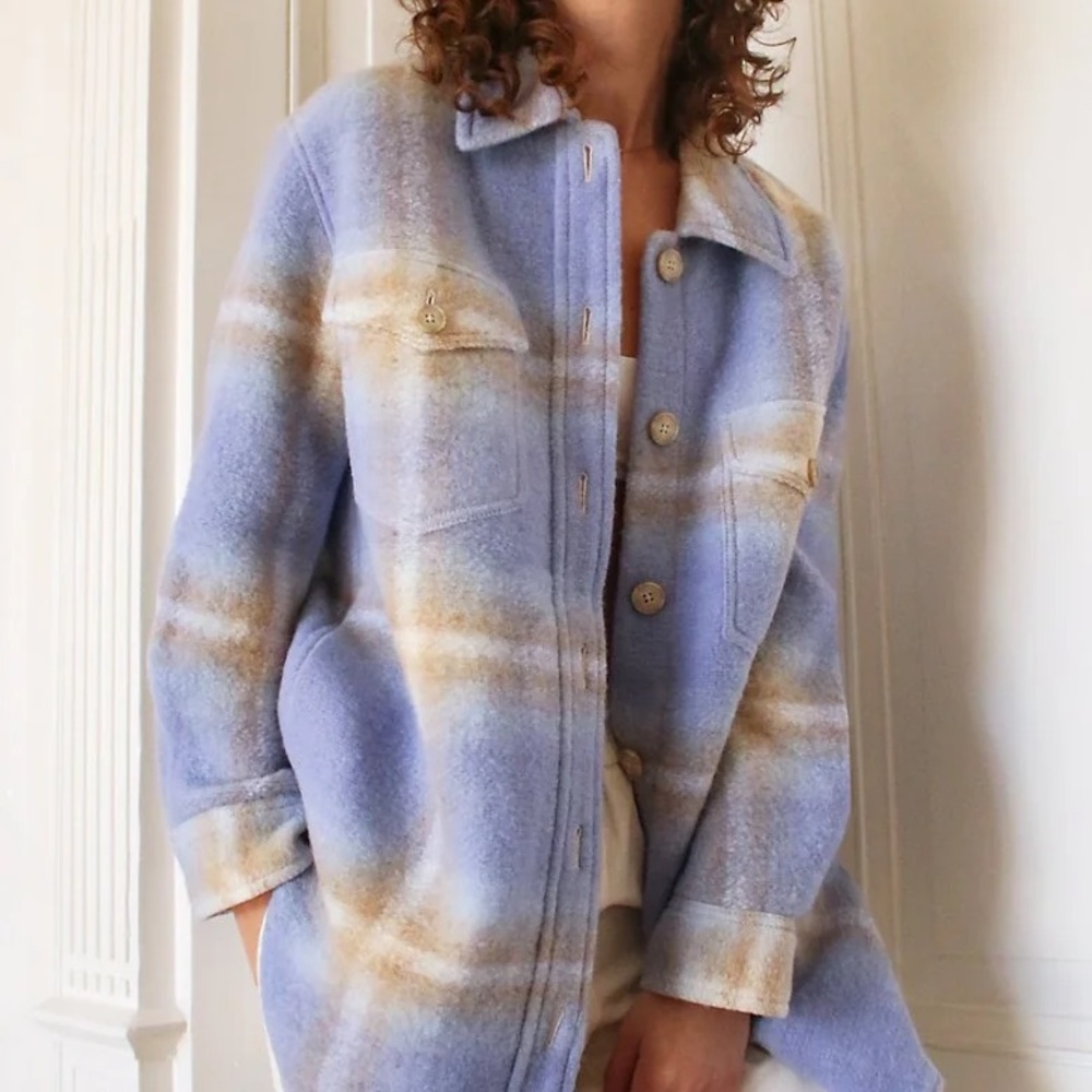 ARITZIA WILFRED FREE Ganna Long Shirt Jacket